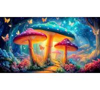 Magic-Forest Jigsaw Puzzle impossibili 1000 Pezzi Decorazione per la casa. Rilassamento e Intelletto per adulti e ragazzi da 14 anni 75x50cm/1000pcs