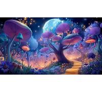 Magic-Forest Jigsaw Puzzle Impossible 1000 Pezzi Decorazione per la casa. Giochi di Rilassamento e Intelletto per adulti e ragazzi da 14 anni 38x52cm/1000pcs