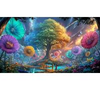 Magic-Forest Jigsaw Puzzle Impossible 1000Pcs Decorazione per la casa. Rilassamento e Intelletto per adulti e ragazzi da 14 anni 38x26cm/1000pcs