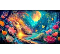 Magic-Forest Jigsaw Puzzle Impossible 1000Pcs Decorazione per la casa. Rilassamento e Intelletto per adulti e ragazzi da 14 anni 75x50cm/1000pcs