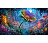 Magic-Forest Puzzle impossibili 1000 Pezzi Decorazione per la casa. Giochi di Rilassamento e Intelletto per adulti e ragazzi da 14 anni 38x26cm/1000pcs