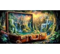 Magic-Forest Puzzle impossibili 1000 Pezzi Decorazione per la casa. Rilassamento e Intelletto per adulti e ragazzi da 14 anni 38x26cm/1000pcs