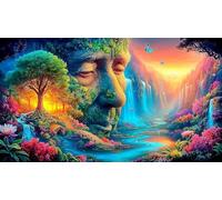 Magic-Forest Puzzle Impossible 1000 Pezzi Decorazione per la casa. Giochi di Rilassamento e Intelletto per adulti e ragazzi da 14 anni 38x26cm/1000pcs