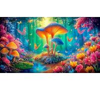 Magic-Forest Puzzle Impossible 1000 Pezzi Decorazione per la casa. Rilassamento e Intelletto per Adulti e Bambini da 12 Anni 38x26cm/1000pcs