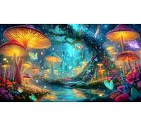Magic-Forest Puzzle Impossible 1000Pcs Decorazione per la casa. Rilassamento e Intelletto per adulti e ragazzi da 14 anni 38x52cm/1000pcs