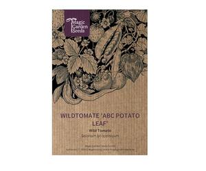 Magic Garden Seeds - Pomodoro selvatico "ABC Potato Leaf" (Solanum lycopersicum) - Rarità robusta con "Potato Leaves" - Dolce aromatico e ricco di rendimento - Semi di pomodoro per giardino e vaso
