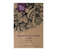 Magic Garden Seeds - Ravanello "Green Luobo" (Raphanus sativus) - delicato rafano verde asiatico - salvaspazio, croccante e conservabile - ideale per aiuole rialzate e balconi