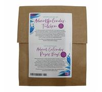 Magic Garden Seeds Sacchetti per calendario dell'Avvento, da riempire (Edizione limitata 2021), realizzati in carta da regalo marrone, stampati con bellissime illustrazioni e numeri colorati di piante