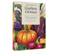 Magic Garden Seeds - Set di semi di cetriolo con 6 varietà: sottaceti, sottaceti, cetrioli, aneto e cipolla - Varietà croccante per aiuole, balcone e cucina - ideale per il fai da te e