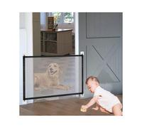 Magic Gate for Dogs Retractable Stair Gate Baby Gate Pet Safety Gate Pet Isolation Net Large Wide Retractable Pet Gate for Separating Baby and Pets