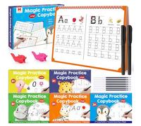 Magic Grooved Handwriting Practice Books per bambini dai 3 agli 8 anni, grande