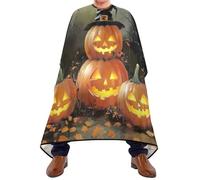 Magic Hat Pumpkins Halloween Donna Uomo Mantello Da Barbiere Leggera Mantella Parrucchiere Traspirante Mantella Taglio Capelli Per Acconciatura Uso Domestico Tagliare I Capelli 168X140Cm