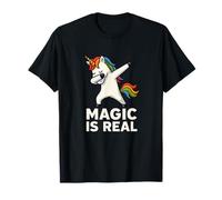 Magic Is Real Unicorn Positivity Graphics Maglietta