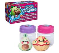 Magic Jellykins, Mini Peluche a Sorpresa, Giocattolo Magico con Rivelazione in Acqua, Personaggio Morbido da Collezione in Barattolo, Confezione con 2 Personaggi, Regalo Creativo per Bambini 5+ Anni