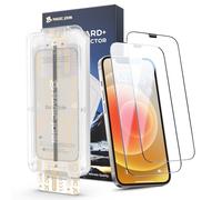 MAGIC JOHN 2 pezzi per iPhone 12/12 Pro per aggiornamento protezione schermo (6,1 pollici), HD trasparente, con facile installazione, strumento di fissaggio, compatibile con la custodia