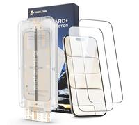 MAGIC JOHN 2 pezzi per iPhone Air per protezione schermo (6,5 pollici), facile da installare, HD trasparente, strumento di fissaggio, compatibile con la custodia
