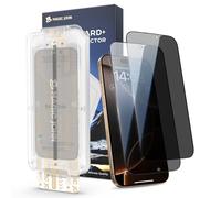 MAGIC JOHN Pellicola protettiva per iPhone 16 Pro per aggiornamento (6,3 pollici), angolo di protezione a 25 gradi, semplice, facile installazione, strumento di fissaggio, compatibile con la custodia