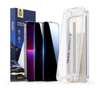 MAGIC JOHN Per iPhone 13/13pro/14 per aggiornamento (6,1 pollici), angolo di protezione a 25 gradi, semplice, facile installazione, strumento di fissaggio, compatibile con la custodia, 2 pezzi