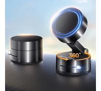 MAGIC JOHN supporto telefono auto - Ventosa universale - Ventosa con braccio telescopico regolabile - Supporto magnetico a 360° porta telefono auto