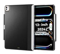 Magic Keyboard compatibile con iPad Pro 13 pollici M4 2024, custodia con supporto per Apple Pencil per Smart MagicKeyboard Folio Slim Durabilità, con superficie in pelle resistente (tastiera no