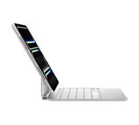Apple Magic Keyboard per iPad Pro 11" (M4), comodissima per scrivere, trackpad integrato, tasti funzione, Inglese internazionale - Bianco