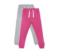 MAGIC KIDS WEAR Sweat pant (2-pack), Pantaloni Tuta Bambine e ragazze, 2er Pack Dark Pink/Grau (577), 116 (6 anni)