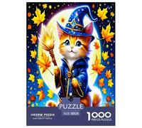 Magic Kitten 1000 Pezzi Puzzle Classici Per Adulti E Bambini A Partire Da 12 Anni Giochi Rilassamento E Intelligence Perfetto Per Appassionati Di Esperti - Decorazione Della Casa 38x26cm/1000pcs