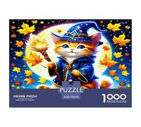 Magic Kitten 1000 Pezzi Puzzle Classici Per Adulti E Bambini Da 14 Anni E Più Giochi Rilassamento E Intelligence Perfetto Per Appassionati Di Esperti - Decorazione Della Casa 70x50cm/1000pcs