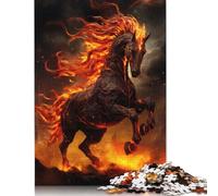 Magic Lava Horse Jigsaw Puzzle Impossibili 1000Pcs Decorazione Per La Casa. Rilassamento E Intelligence Per Adulti E Ragazzi Da 14 Anni 1000pcs (75x50cm)