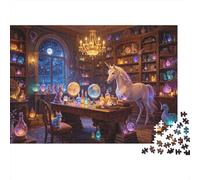 Magic Library 1000 Pezzo Puzzle Recycled Fantasy Craft Senior Puzzles Party Accessori da Gioco Sviluppo dell'Intelligenza di Ragazzi e Ragazze Educativo Fun 70x50cm/1000pcs