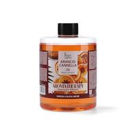 Magic Lights - Aroma Therapy | Ricarica 500 ml per Diffusori a Bastoncini | Arancio & Cannella | Profumazione Ambiente Energizzante | Made in Italy