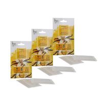 Magic Lights Buste Profumate alla Vaniglia per Armadi e Cassetti - Profumatore Ambiente Casa - Sacchetti Profumati Guardaroba e Scarpe - 3 Confezioni (2 Buste per Confezione) - Totale 6 Buste