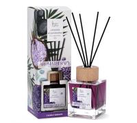 Magic Lights Diffusore Ambiente 250 ml Lavanda e Acquamarina - Profumatore con Bastoncini per Casa e Bagno - Aromaterapia Made in Italy - Vetro con Tappo in Legno