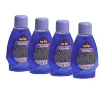 Magic Lights | Set 4 Profumatori Spugna Ambiente Lavanda 375 ml - Fragranza Rilassante - Made in Italy