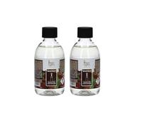 Magic Ligths Ricarica di 250 ml per Diffusori a Bastoncini, Profumo Sandalo, Made in Italia (2, Rotondo)