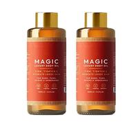 Magic Luxury Body Airthing Oil 3.4 Fl oz, siero idratante e fermamente per la pelle sciolta, dopo olio per il corpo della doccia per donne braccia, torace, cosce e tutto il corpo (2PCS)