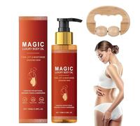 Magic Luxury Body Oil, 100 ml, Magic Body Strafting Oil, Glow Straff Magic, olio per il corpo, Glow Straff Magic per la pelle secca, linee, cedimenti, olio per la cura (1, 11 cm)