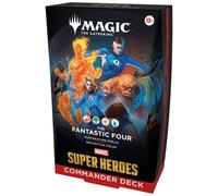 Magic Marvel Commander Deck "Fantastic Four" English Mazzo Sealed Inglese
