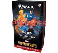 Magic Marvel Commander Deck "Fantastic Four" Inglese Sigillato Mtg Preordine