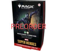 Magic Marvel Commander Deck Wakanda Forever Inglese Sigillato Panther Preordine