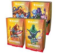 Magic Marvel Set 4 Collector's Commander Decks English Collezione Preorder
