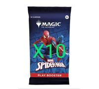Magic Marvel Spiderman x10 Bustine Gioco Inglese Sigillato Carte Cards ENG
