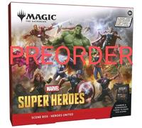 Magic Marvel Super Heroes "Heroes United" Scene Box Inglese Sigillato Preordine