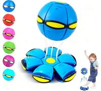 Magic Metaball, palla rimbalzante per bambini, disco volante magico, palla rimbalzante, interazione genitore-figlio, doppia forma liberamente commutabile, con 6 luci, adatto per uso interno ed esterno