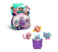 Magic Mixies - 4 figure Magic Minis, confezione da 4 figure, 90 mixlings divise in 5 squadre da collezione con abilità magiche, 3 anni+, figure comuni, rare e ultra rare, famose (MG200000)