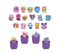 Magic Mixies Minis della serie Shimmerverse, confezione magica, con 20 mini mixies, 4 mini mini caldaie nascoste in 4 mini caldaie, 5 nuove squadre mini-mixies con poteri di magia individuali