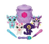 MAGIC MIXIES Mixlings Sparkle Magic Mega confezione da 4 bacchette magiche rivelano il potere magico, per bambini dai 5 anni in su, 7,7 x 7,5 x 8,5 cm, Colori assortiti, 1 pezzo