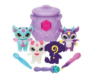 MAGIC MIXIES Mixlings Sparkle Magic Mega confezione da 4 bacchette magiche rivelano il potere magico, per bambini dai 5 anni in su, 7,7 x 7,5 x 8,5 cm, Colori assortiti, 1 pezzo