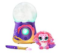 Magic Mixies Sfera Magica di Cristallo con Peluche Blu interattivo da 20,3 cm e 80+ Suoni e reazioni, Colore Rosa, 14689, da 5+ anni