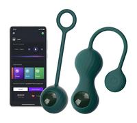 Magic Motion Crystal Duo Smart Kegel Vibrator with Weight Set